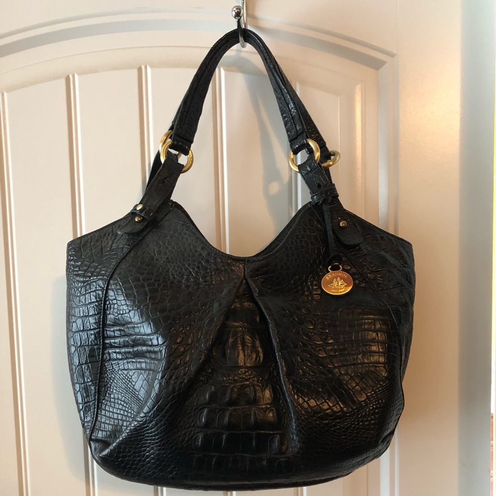 Brahmin Small Black Melbourne handbag
